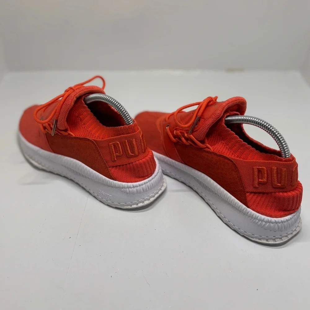Puma Ignite Flash Evoknit Running Shoes Women's Size 9 Orange Knit Athletic Shoe - Picture 7 of 13